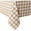 Khaki and White Checkered