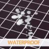 imagesancua Checkered Vinyl Rectangle Tablecloth  60 x 84 Inch  100 Waterproof Oil Spill Proof PVC Table Cloth Wipe Clean Table Cover for Dining Table Buffet Parties and Camping Black and WhiteCoffee Checkered