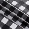 imagesancua Checkered Vinyl Rectangle Tablecloth  60 x 84 Inch  100 Waterproof Oil Spill Proof PVC Table Cloth Wipe Clean Table Cover for Dining Table Buffet Parties and Camping Black and WhiteBlack and White Checkered