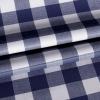 imagesancua Checkered Vinyl Rectangle Tablecloth  60 x 84 Inch  100 Waterproof Oil Spill Proof PVC Table Cloth Wipe Clean Table Cover for Dining Table Buffet Parties and Camping Black and WhiteBlue and White Checkered