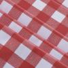imagesancua Checkered Vinyl Rectangle Tablecloth  60 x 84 Inch  100 Waterproof Oil Spill Proof PVC Table Cloth Wipe Clean Table Cover for Dining Table Buffet Parties and Camping Black and WhiteRed and White Checkered