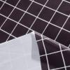 imagesancua Checkered Vinyl Rectangle Tablecloth  60 x 84 Inch  100 Waterproof Oil Spill Proof PVC Table Cloth Wipe Clean Table Cover for Dining Table Buffet Parties and Camping Black and WhiteCoffee Checkered