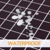 imagesancua Checkered Vinyl Rectangle Tablecloth  60 x 84 Inch  100 Waterproof Oil Spill Proof PVC Table Cloth Wipe Clean Table Cover for Dining Table Buffet Parties and Camping Black and WhiteCoffee Checkered