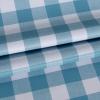 imagesancua Checkered Vinyl Rectangle Tablecloth 54 x 78 Inch  100 Waterproof Oil Proof Spill Proof PVC Plaid Table Cloth Wipe Clean Buffalo Table Cover for Dining Table Buffet Parties Black and WhiteTeal and White Checkered
