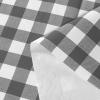 imagesancua Checkered Vinyl Rectangle Tablecloth 54 x 78 Inch  100 Waterproof Oil Proof Spill Proof PVC Plaid Table Cloth Wipe Clean Buffalo Table Cover for Dining Table Buffet Parties Black and WhiteGrey and White Checkered