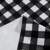 imagesancua 2 Pack Checkered Vinyl Rectangle Tablecloth 54 x 78 Inch 100 Waterproof Oil Proof Spill Proof PVC Table Cloth Wipe Clean Table Cover for Dining Table Buffet Parties Black and WhiteBlack and White Checkered