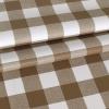 imagesancua 2 Pack Checkered Vinyl Rectangle Tablecloth 54 x 78 Inch 100 Waterproof Oil Proof Spill Proof PVC Table Cloth Wipe Clean Table Cover for Dining Table Buffet Parties Black and WhiteCoffee and White Checkered