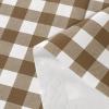 imagesancua 2 Pack Checkered Vinyl Rectangle Tablecloth 54 x 78 Inch 100 Waterproof Oil Proof Spill Proof PVC Table Cloth Wipe Clean Table Cover for Dining Table Buffet Parties Black and WhiteCoffee and White Checkered