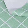 imagesancua 2 Pack Checkered Vinyl Rectangle Tablecloth 54 x 78 Inch 100 Waterproof Oil Proof Spill Proof PVC Table Cloth Wipe Clean Table Cover for Dining Table Buffet Parties Black and WhiteGreen Checkered