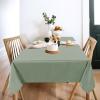 imagesancua 6 Pack Black Tablecloth 90 x 156 Inch  Rectangle Table Cloth for 8 Feet Table Stain and Wrinkle Resistant Washable Polyester Table Cover for Dining Wedding Banquet Party Buffet RestaurantSage Green