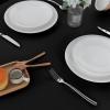 imagesancua 6 Pack Black Tablecloth 90 x 156 Inch  Rectangle Table Cloth for 8 Feet Table Stain and Wrinkle Resistant Washable Polyester Table Cover for Dining Wedding Banquet Party Buffet RestaurantBlack