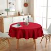 imagesancua 6 Pack Black Tablecloth 90 x 156 Inch  Rectangle Table Cloth for 8 Feet Table Stain and Wrinkle Resistant Washable Polyester Table Cover for Dining Wedding Banquet Party Buffet RestaurantRed