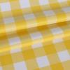 imagesancua Checkered Vinyl Rectangle Tablecloth  52 x 70 Inch  100 Waterproof Oil Proof Spill Proof PVC Table Cloth Wipe Clean Table Cover for Dining Table Buffet Parties and Camping Black and WhiteYellow and White Checkered