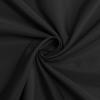 imagesancua Round Tablecloth  132 Inch  Water Resistant Spill Proof Washable Polyester Table Cloth Decorative Fabric Table Cover for Dining Table Buffet Parties and Camping Black