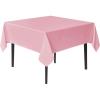 imagesancua Black Square Tablecloths 85x85 Inch 2 Pack  Fabric Table Cloth for Square or Round Tables Washable Polyester Table Cover for Outdoor Party Birthday Buffet ResturantPink