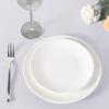 imagesancua Black Rectangle Tablecloths for 8 Foot Tables 6 Pack  Washable Polyester Fabric Table Cloth for Wedding Party Birthday Banquet Reception 60x120 InchWhite