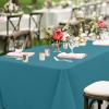 imagesancua Black Rectangle Tablecloths for 8 Foot Tables 6 Pack  Washable Polyester Fabric Table Cloth for Wedding Party Birthday Banquet Reception 60x120 InchTeal