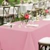 imagesancua Black Rectangle Tablecloths for 8 Foot Tables 6 Pack  Washable Polyester Fabric Table Cloth for Wedding Party Birthday Banquet Reception 60x120 InchPink