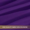 imagesancua Black Rectangle Tablecloths for 8 Foot Tables 6 Pack  Washable Polyester Fabric Table Cloth for Wedding Party Birthday Banquet Reception 60x120 InchPurple