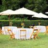 imagesancua Black Rectangle Tablecloths for 8 Foot Tables 6 Pack  Washable Polyester Fabric Table Cloth for Wedding Party Birthday Banquet Reception 60x120 InchWhite