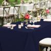 imagesancua Black Rectangle Tablecloths for 8 Foot Tables 6 Pack  Washable Polyester Fabric Table Cloth for Wedding Party Birthday Banquet Reception 60x120 InchNavy