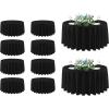 imagesancua Black Rectangle Tablecloths for 8 Foot Tables 6 Pack  Washable Polyester Fabric Table Cloth for Wedding Party Birthday Banquet Reception 60x120 InchBlack