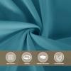 imagesancua Black Square Tablecloths 85x85 Inch 2 Pack  Fabric Table Cloth for Square or Round Tables Washable Polyester Table Cover for Outdoor Party Birthday Buffet ResturantTeal