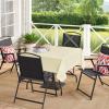 imagesancua Black Square Tablecloths 85x85 Inch 2 Pack  Fabric Table Cloth for Square or Round Tables Washable Polyester Table Cover for Outdoor Party Birthday Buffet ResturantBeige