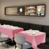 imagesancua Black Square Tablecloths 85x85 Inch 2 Pack  Fabric Table Cloth for Square or Round Tables Washable Polyester Table Cover for Outdoor Party Birthday Buffet ResturantPink