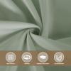 imagesancua Black Square Tablecloths 85x85 Inch 2 Pack  Fabric Table Cloth for Square or Round Tables Washable Polyester Table Cover for Outdoor Party Birthday Buffet ResturantSage Green