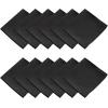 image:imagesancua 12 Pack Black Cloth Napkins 17 x 17 Inches 100 Polyester Fabric Dinner Napkins with Hemmed Edges Washable Reusable Napkin Ideal for Parties Weddings and Restaurant Dinners