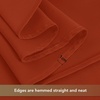 image:imagesancua Round Tablecloth 108 Inch Diameter 6 Pack Burgundy  Circle Polyester Fabric Table Cloth for Chiristmas Party Reception Banquet Birthday Washable Formal Table Cover Fit 4296 Inch TablesRust