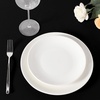 image:imagesancua Round Tablecloth 108 Inch Diameter 6 Pack Burgundy  Circle Polyester Fabric Table Cloth for Chiristmas Party Reception Banquet Birthday Washable Formal Table Cover Fit 4296 Inch TablesBlack
