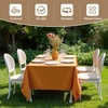 image:imagesancua Round Tablecloth 108 Inch Diameter 6 Pack Burgundy  Circle Polyester Fabric Table Cloth for Chiristmas Party Reception Banquet Birthday Washable Formal Table Cover Fit 4296 Inch TablesBronze