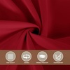 image:imagesancua Round Tablecloth 108 Inch Diameter 6 Pack Burgundy  Circle Polyester Fabric Table Cloth for Chiristmas Party Reception Banquet Birthday Washable Formal Table Cover Fit 4296 Inch TablesRed
