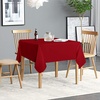 image:imagesancua Round Tablecloth 108 Inch Diameter 6 Pack Burgundy  Circle Polyester Fabric Table Cloth for Chiristmas Party Reception Banquet Birthday Washable Formal Table Cover Fit 4296 Inch TablesRed