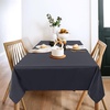 image:imagesancua Round Tablecloth 108 Inch Diameter 6 Pack Burgundy  Circle Polyester Fabric Table Cloth for Chiristmas Party Reception Banquet Birthday Washable Formal Table Cover Fit 4296 Inch TablesGrey