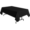 image:imagesancua Round Tablecloth 108 Inch Diameter 6 Pack Burgundy  Circle Polyester Fabric Table Cloth for Chiristmas Party Reception Banquet Birthday Washable Formal Table Cover Fit 4296 Inch TablesBlack