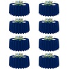 image:imagesancua Round Tablecloth 108 Inch Diameter 6 Pack Burgundy  Circle Polyester Fabric Table Cloth for Chiristmas Party Reception Banquet Birthday Washable Formal Table Cover Fit 4296 Inch TablesNavy Blue