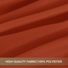 image:imagesancua Round Tablecloth 108 Inch Diameter 6 Pack Burgundy  Circle Polyester Fabric Table Cloth for Chiristmas Party Reception Banquet Birthday Washable Formal Table Cover Fit 4296 Inch TablesRust