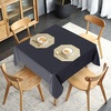 image:imagesancua Round Tablecloth 108 Inch Diameter 6 Pack Burgundy  Circle Polyester Fabric Table Cloth for Chiristmas Party Reception Banquet Birthday Washable Formal Table Cover Fit 4296 Inch TablesGrey