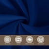 image:imagesancua Round Tablecloth 108 Inch Diameter 6 Pack Burgundy  Circle Polyester Fabric Table Cloth for Chiristmas Party Reception Banquet Birthday Washable Formal Table Cover Fit 4296 Inch TablesNavy Blue