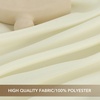 image:imagesancua Round Tablecloth 108 Inch Diameter 6 Pack Burgundy  Circle Polyester Fabric Table Cloth for Chiristmas Party Reception Banquet Birthday Washable Formal Table Cover Fit 4296 Inch TablesBeige