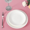 image:imagesancua Round Tablecloth 108 Inch Diameter 6 Pack Burgundy  Circle Polyester Fabric Table Cloth for Chiristmas Party Reception Banquet Birthday Washable Formal Table Cover Fit 4296 Inch TablesPink