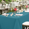 image:imagesancua Round Tablecloth 108 Inch Diameter 6 Pack Burgundy  Circle Polyester Fabric Table Cloth for Chiristmas Party Reception Banquet Birthday Washable Formal Table Cover Fit 4296 Inch TablesTeal