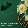 image:imagesancua Round Tablecloth 108 Inch Diameter 6 Pack Burgundy  Circle Polyester Fabric Table Cloth for Chiristmas Party Reception Banquet Birthday Washable Formal Table Cover Fit 4296 Inch TablesHunter Green