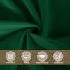 image:imagesancua Round Tablecloth 108 Inch Diameter 6 Pack Burgundy  Circle Polyester Fabric Table Cloth for Chiristmas Party Reception Banquet Birthday Washable Formal Table Cover Fit 4296 Inch TablesHunter Green