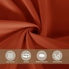 image:imagesancua Round Tablecloth 108 Inch Diameter 6 Pack Burgundy  Circle Polyester Fabric Table Cloth for Chiristmas Party Reception Banquet Birthday Washable Formal Table Cover Fit 4296 Inch TablesRust