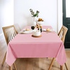 image:imagesancua Round Tablecloth 108 Inch Diameter 6 Pack Burgundy  Circle Polyester Fabric Table Cloth for Chiristmas Party Reception Banquet Birthday Washable Formal Table Cover Fit 4296 Inch TablesPink