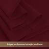 image:imagesancua Round Tablecloth 108 Inch Diameter 6 Pack Burgundy  Circle Polyester Fabric Table Cloth for Chiristmas Party Reception Banquet Birthday Washable Formal Table Cover Fit 4296 Inch TablesBurgundy